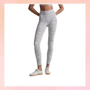 XL High-Waisted Beige Sparkle Leggings